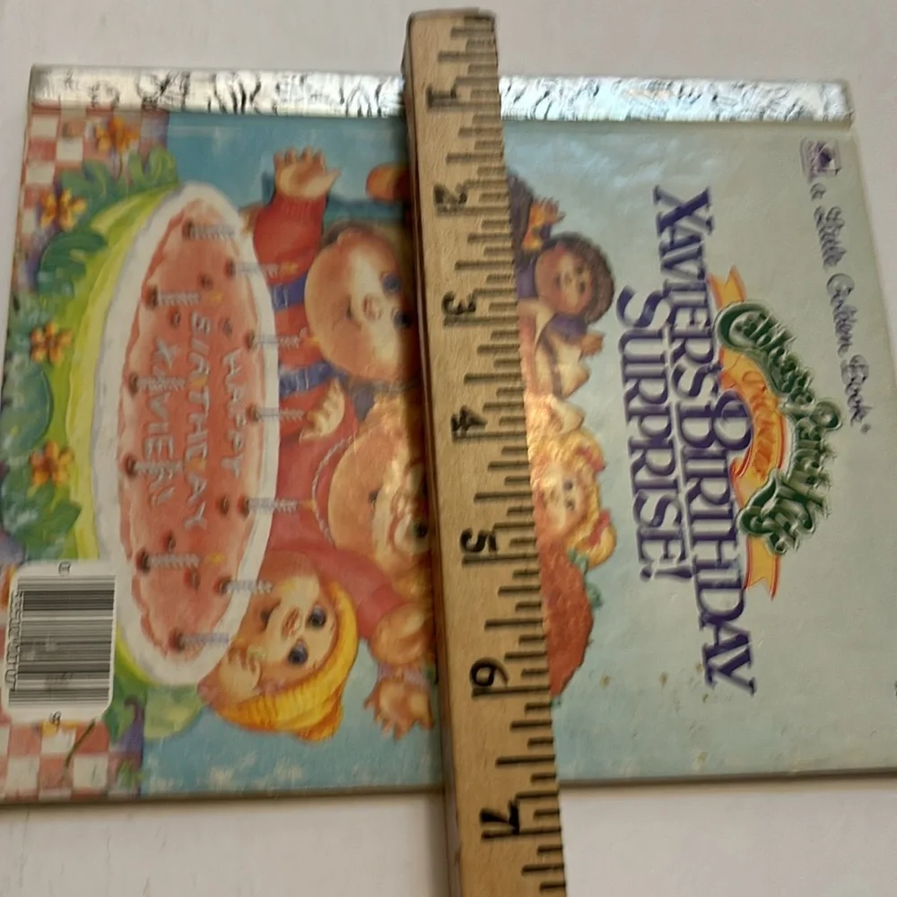 Cabbage Patch Kids Little Golden Book Xavier's Birthday Surprise! 1987 Vintage